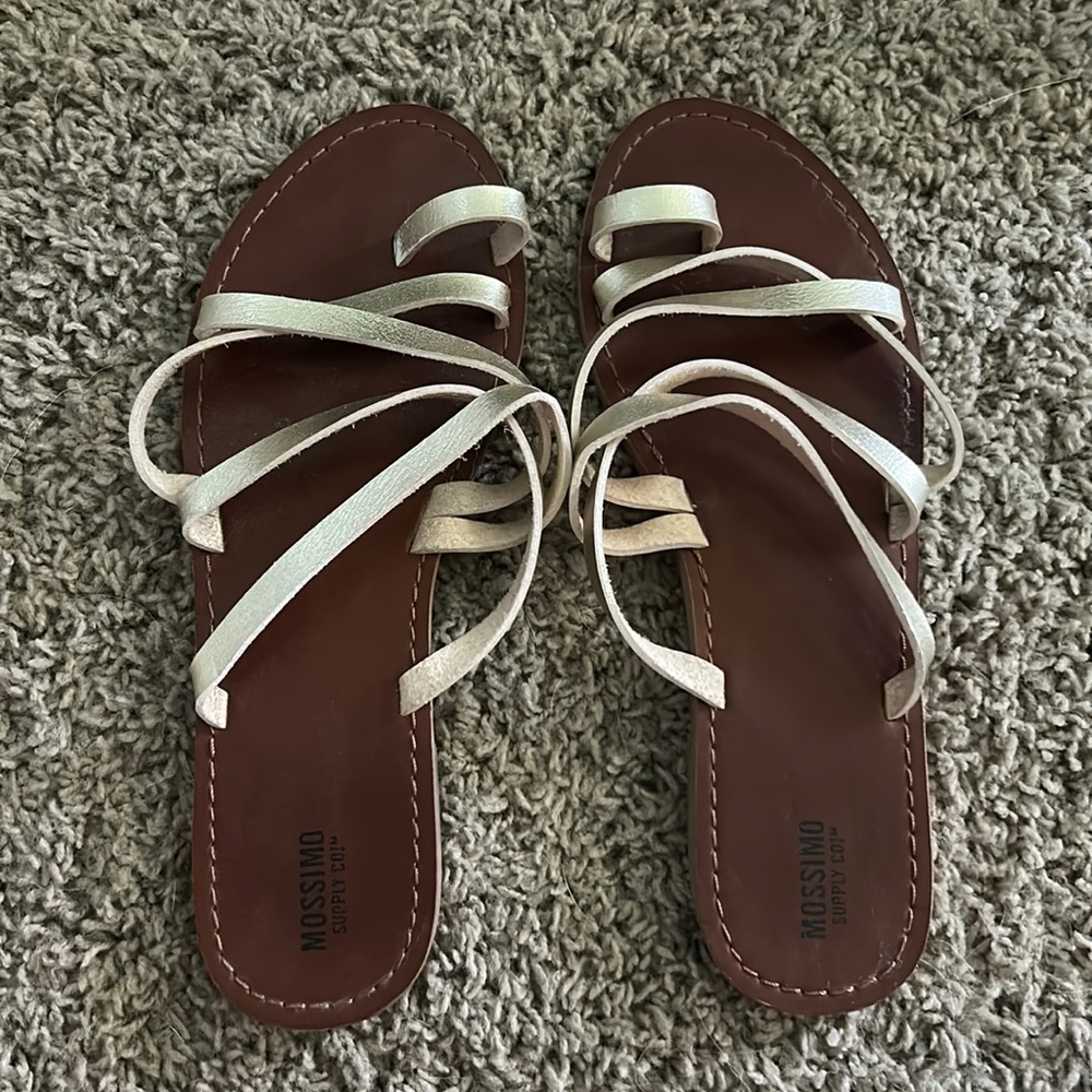Target Gold Strappy Sandals